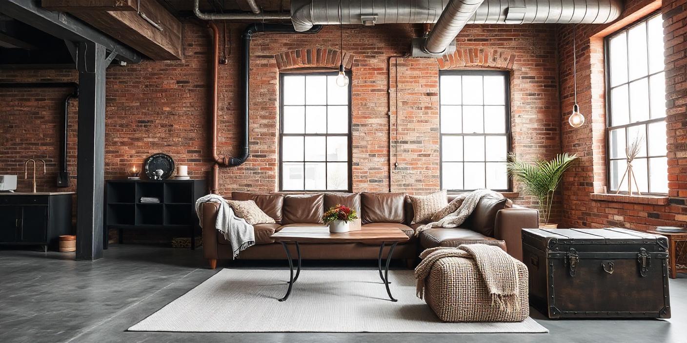 9 Ways to Style Furniture for an Industrial Loft Vibe