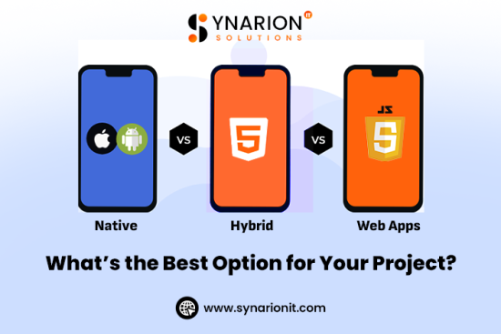 Native vs Hybrid vs Web Apps Whats the Best Option for Your Project