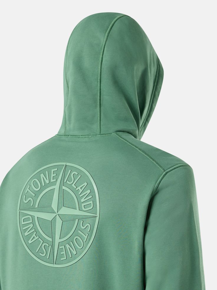 Stone Island - 66283 COTTON FLEECE, Uomo, Salvia