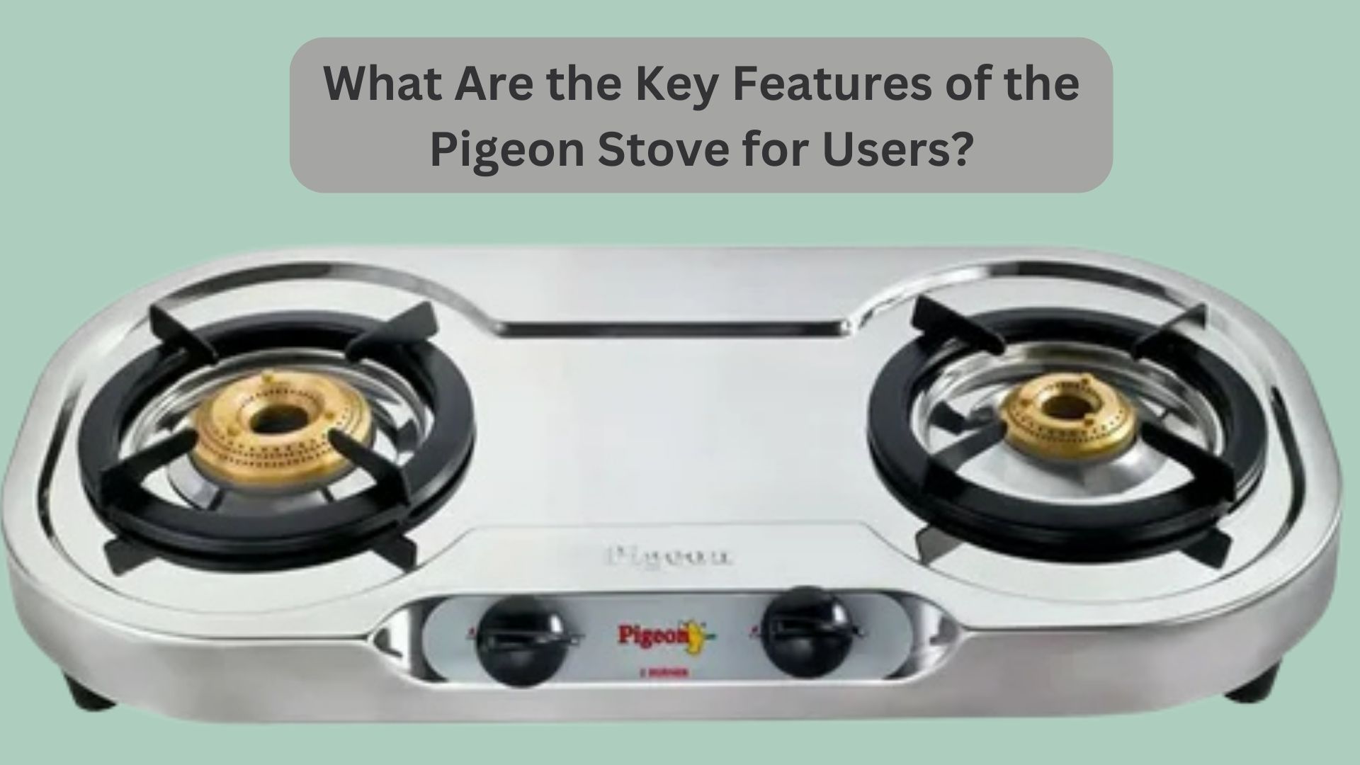 What Are the Key Features of the Pigeon Stove for Users