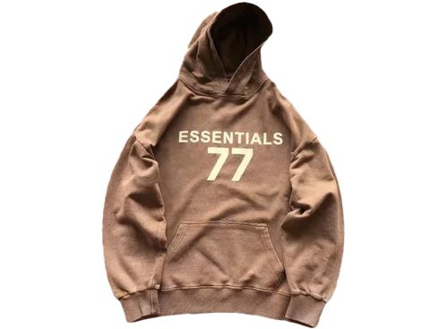 Essential 77 Brown Hoodie