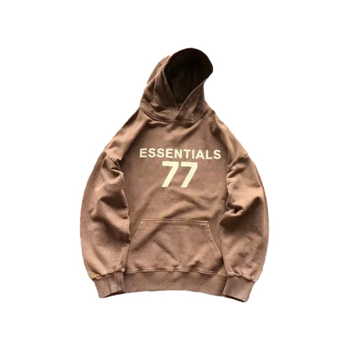 Essential 77 Brown Hoodie