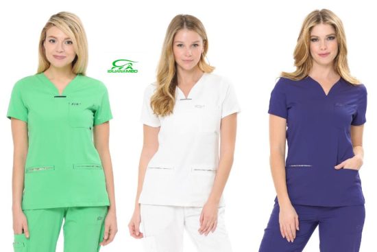 Fashonable medical scrubs