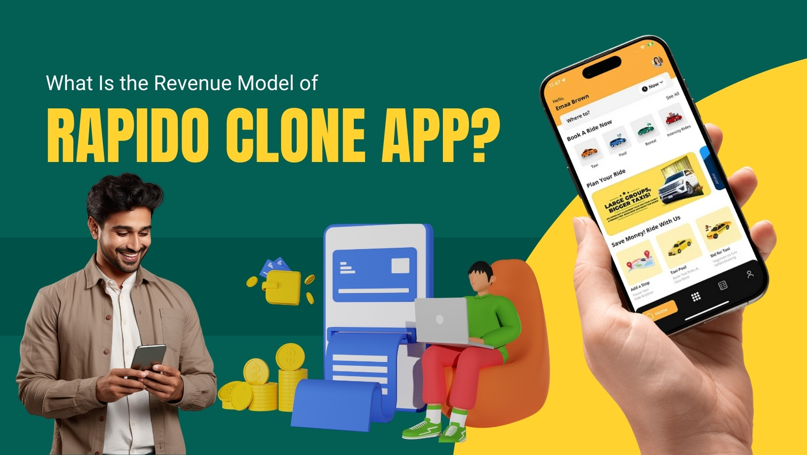 What Is the Revenue Model of Rapido Clone App